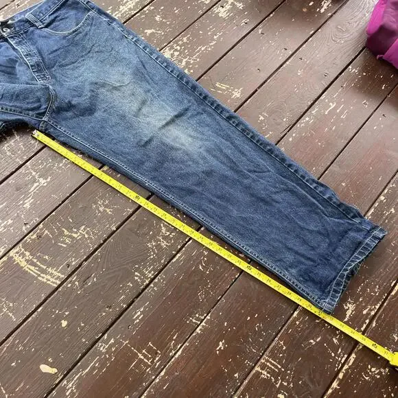 (36x32) Vintage 90s Y2K South Pole Baggy Embroidered Jeans - Picture 6 of 7